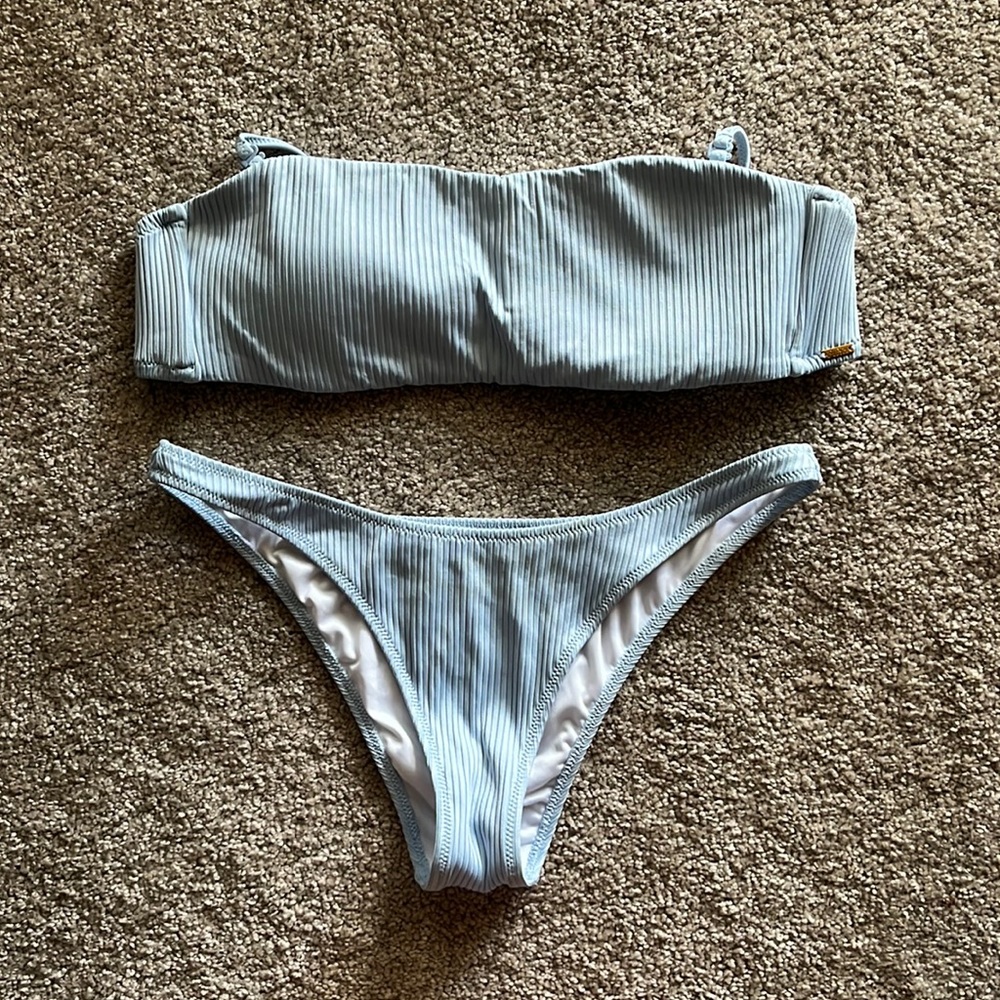Victorias Secret PINK baby blue Top and bottom